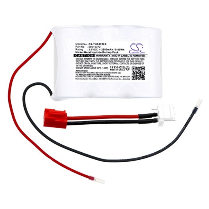 Cameron sino ni-mh akkumulátor, 3, 6v, 2500mAh, kompatibilis thorn voyager 59010372 fehér-vel