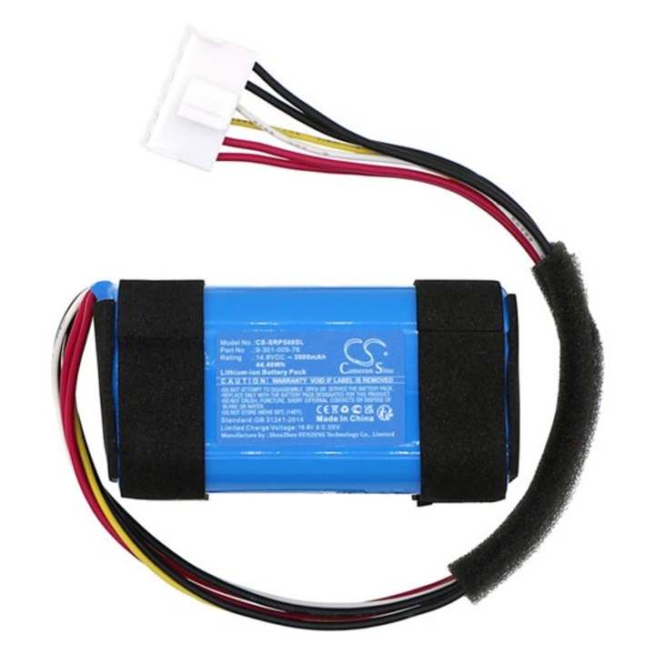 Cameron sino li-ion akkumulátor, 14, 8v, 3000mAh, kompatibilis sony 9-301-009-76 kék-vel