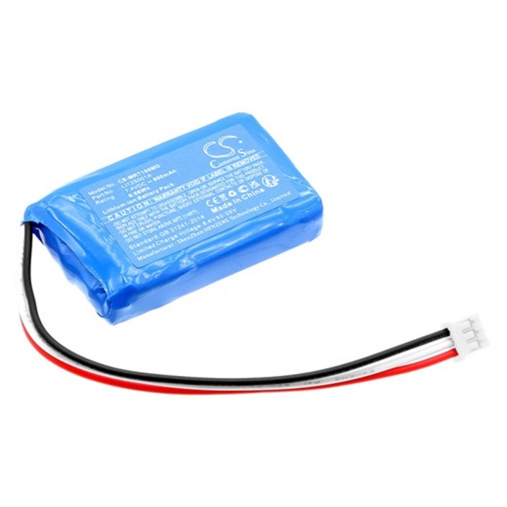 Cameron sino li-ion akkumulátor, 7, 4v, 900mAh, kompatibilis mindray 022-000157-00 kék-vel