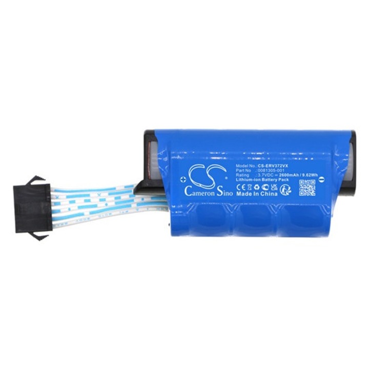Cameron sino li-ion akkumulátor, 3, 7v, 2600mAh, kompatibilis shark 0081305-001 -vel