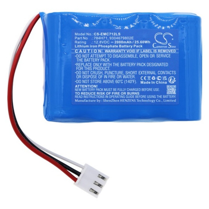 Cameron sino lifepo4 akkumulátor, 12, 8v, 2000mAh, kompatibilis dual-lite 784h71 kék-vel