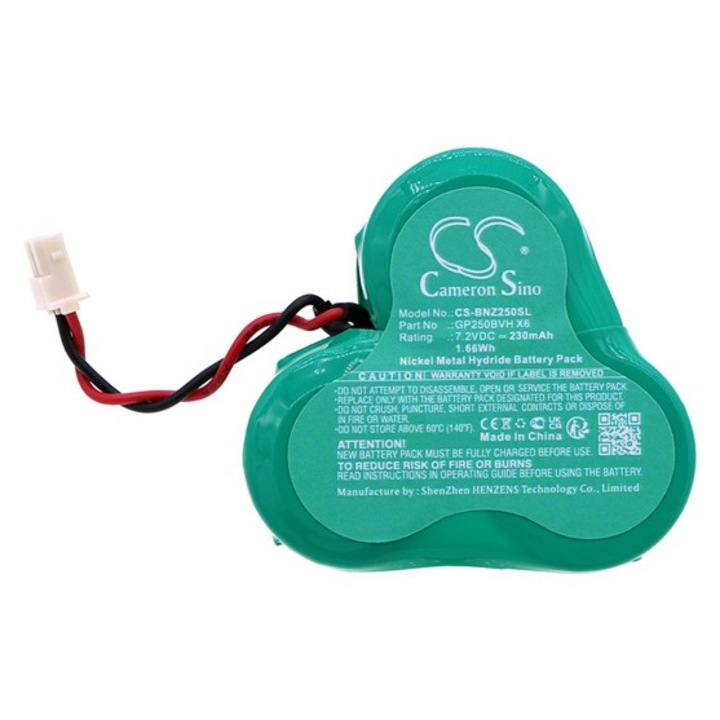 Cameron sino ni-mh akkumulátor, 7, 2v, 230mAh, kompatibilis mercedes-benz gp250bvhx6 zöld-vel