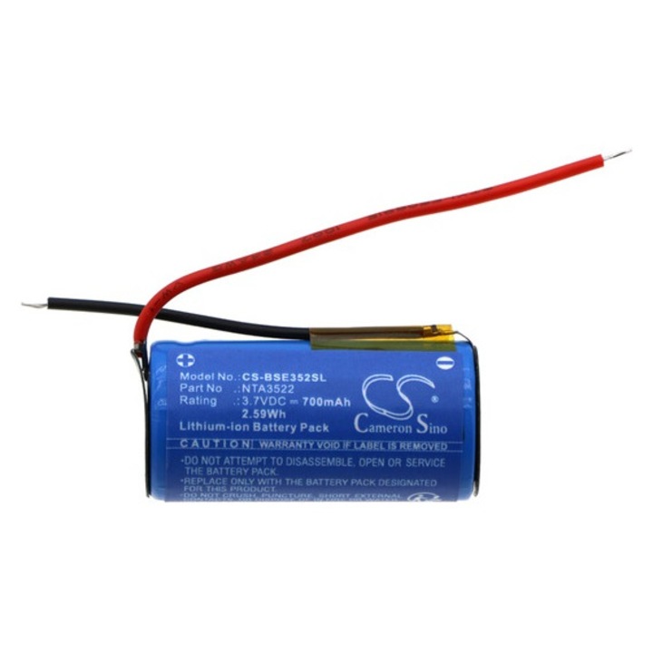 Cameron sino li-ion akkumulátor, 3, 7v, 700mAh, kompatibilis bose nta3522 kék-vel