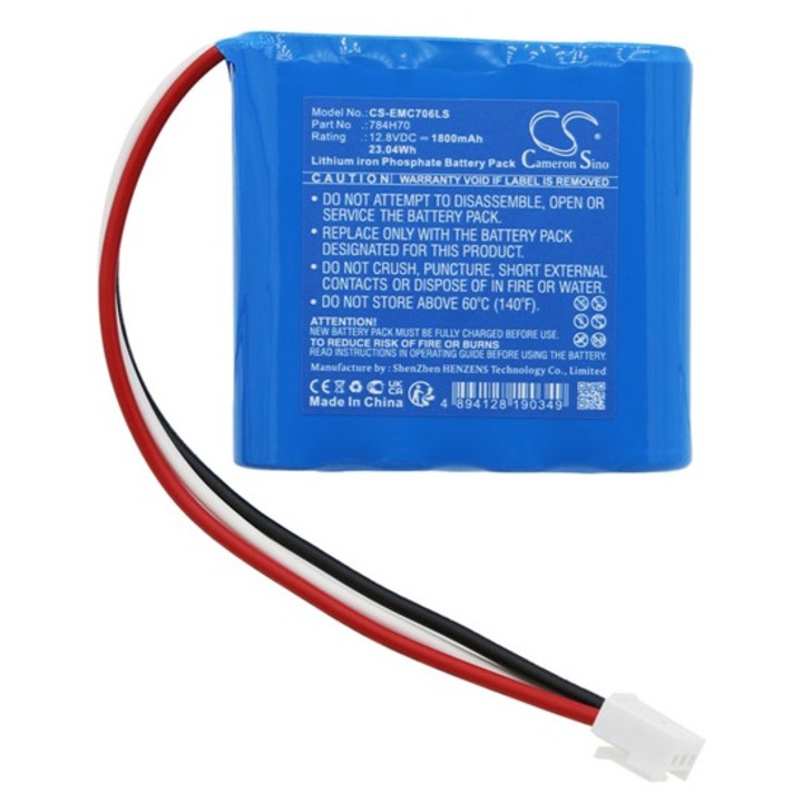 Cameron sino lifepo4 akkumulátor, 12, 8v, 1800mAh, kompatibilis dual-lite 784h70 kék-vel