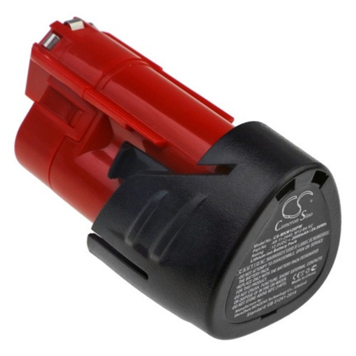 Cameron sino li-ion akkumulátor, 12, 0v, 6000mAh, kompatibilis milwaukee 48112402 -vel