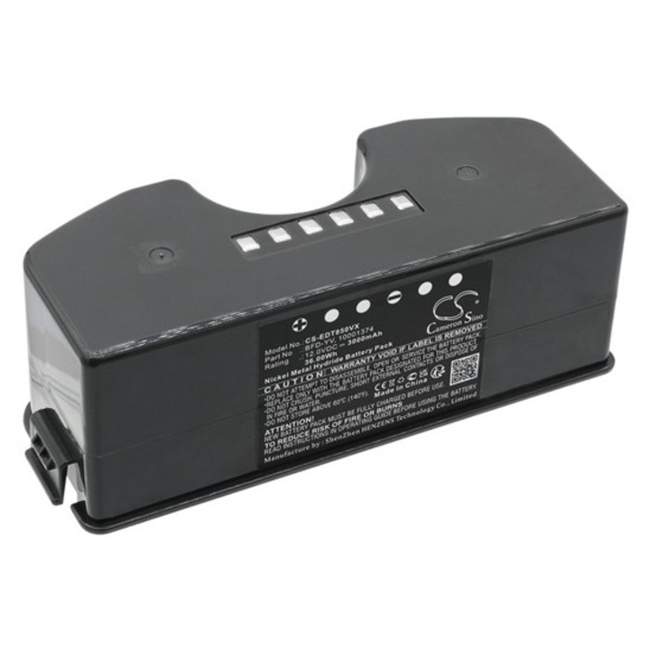 Cameron sino ni-mh akkumulátor, 12.0v, 3000mAh, kompatibilis ecovacs 10001374 -vel