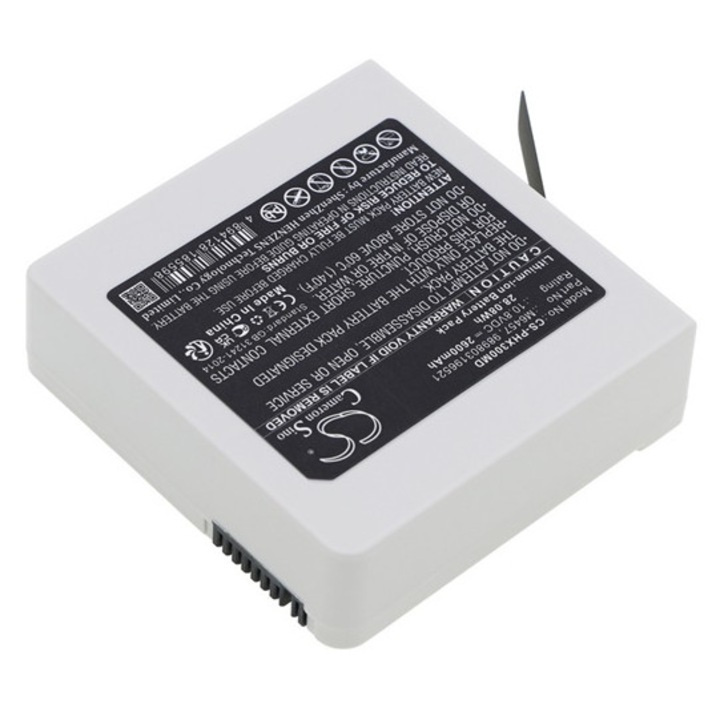 Cameron sino li-ion akkumulátor, 10.8v, 2600mAh, kompatibilis philips 989803196521 szürke-vel
