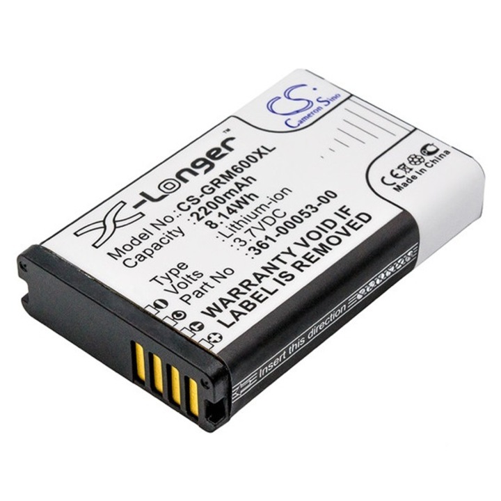 Cameron sino li-ion akkumulátor, 3.7v, 2200mAh, kompatibilis garmin 010-11599-00 -vel