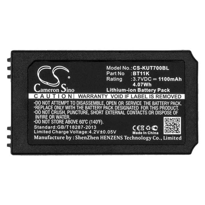 Cameron sino li-ion akkumulátor, 3.7v, 1100mAh, kompatibilis ikusi bt11k -vel