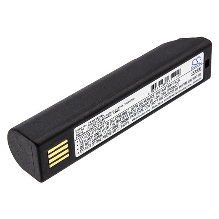 Cameron sino li-ion akkumulátor, 3.7v, 2000mAh, kompatibilis leuze 50105384 -vel