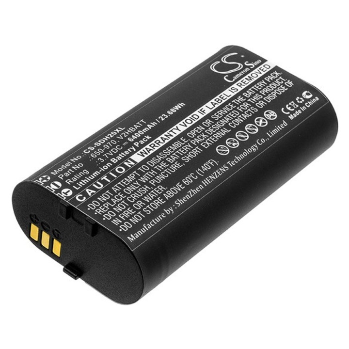 Cameron sino li-ion akkumulátor, 3.7v, 6400mAh, kompatibilis sportdog 650-970 -vel