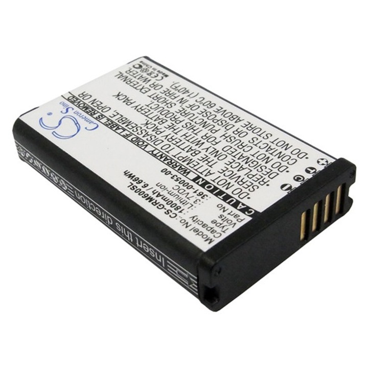 Cameron sino li-ion akkumulátor, 3.7v, 1800mAh, kompatibilis garmin 010-11599-00 -vel