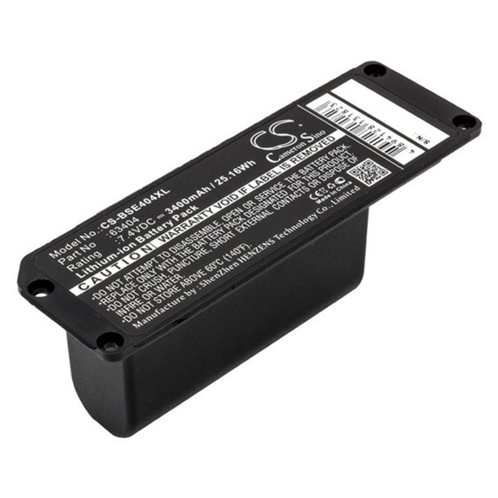 Cameron sino li-ion akkumulátor, 7.4v, 3400mAh, kompatibilis bose 063287 -vel