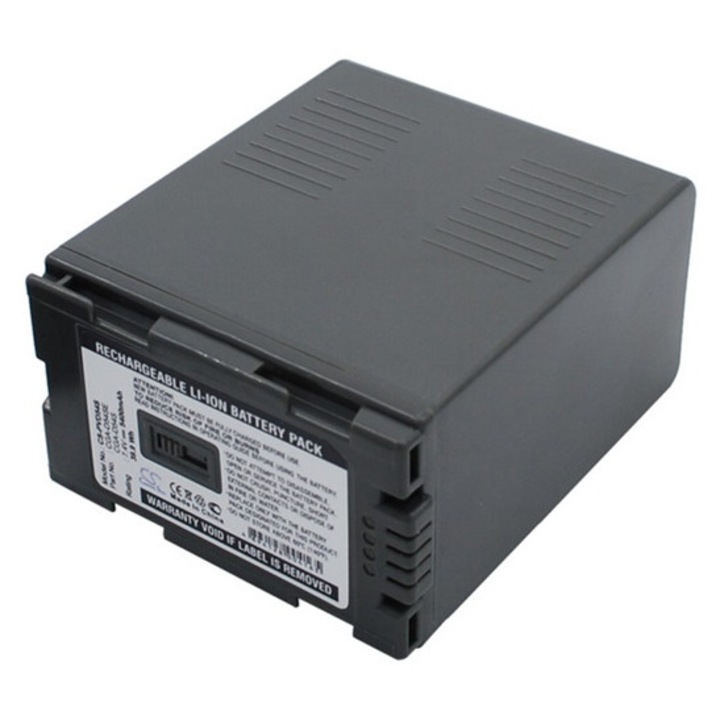 Cameron sino li-ion akkumulátor, 7.4v, 5400mAh, kompatibilis panasonic cga-d54 szürke-vel