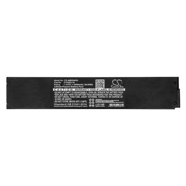 Cameron sino li-polymer akkumulátor, 7.4v, 3600mAh, kompatibilis amx fg5965-20 -vel