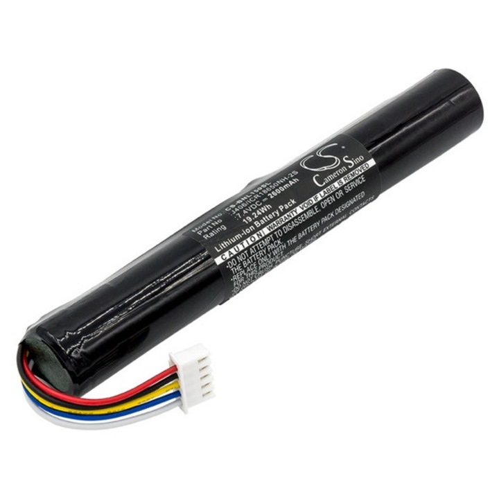 Cameron sino li-ion akkumulátor, 7.4v, 2600mAh, kompatibilis bang & olufsen j406, icr18650nh-2s -vel