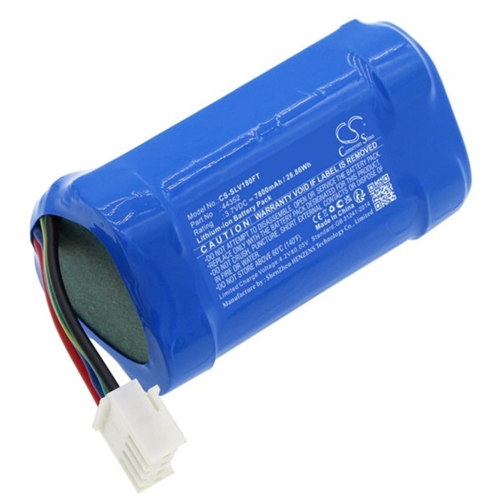 Cameron sino li-ion akkumulátor, 3.7v, 7800mAh, kompatibilis streamlight 44352 kék-vel