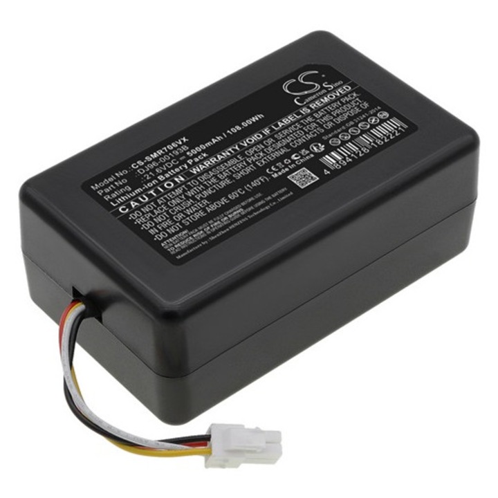 Cameron sino li-ion akkumulátor, 21.6v, 5000mAh, kompatibilis samsung dj96-00193b -vel