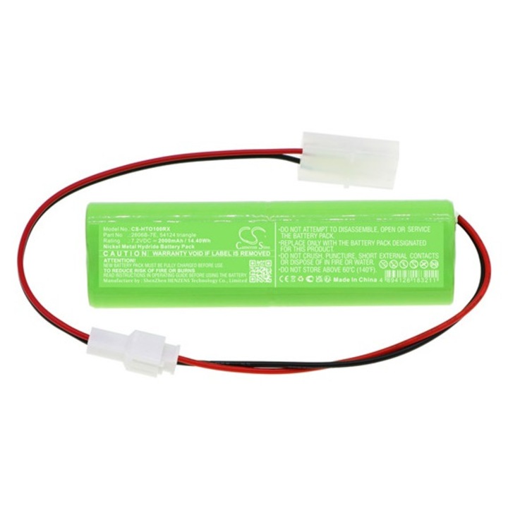Cameron sino ni-mh akkumulátor, 7.2v, 2000mAh, kompatibilis hitec 2606b-7e zöld-vel