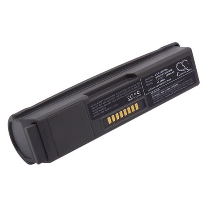 Cameron sino li-ion akkumulátor, 3.7v, 3400mAh, kompatibilis symbol 55-000166-01 -vel