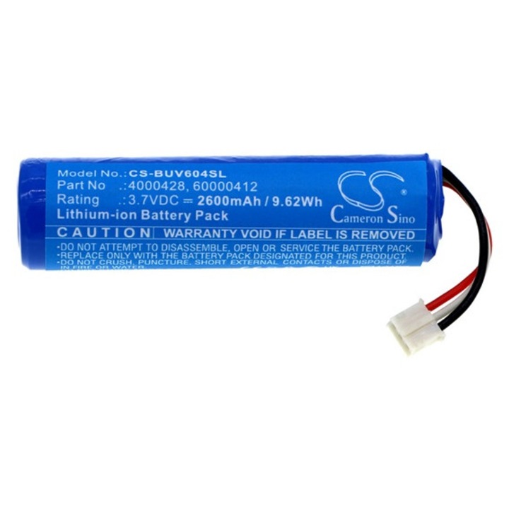 Cameron sino li-ion akkumulátor, 3.7v, 2600mAh, kompatibilis burton 4000428 kék-vel