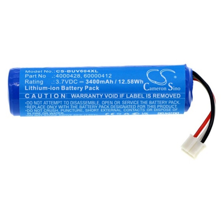 Cameron sino li-ion akkumulátor, 3.7v, 3400mAh, kompatibilis burton 4000428 kék-vel