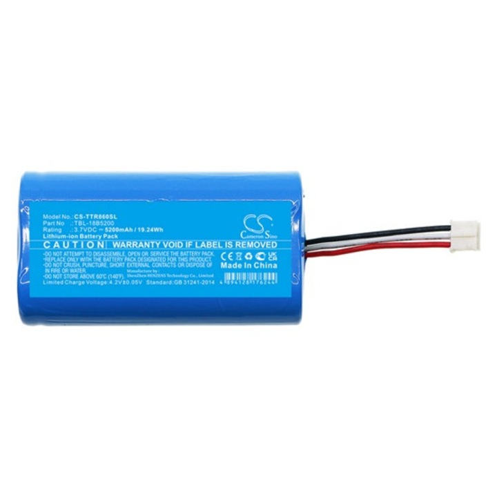 Cameron sino li-ion akkumulátor, 3.7v, 5200mAh, kompatibilis tp-link tbl-18b5200 kék-vel