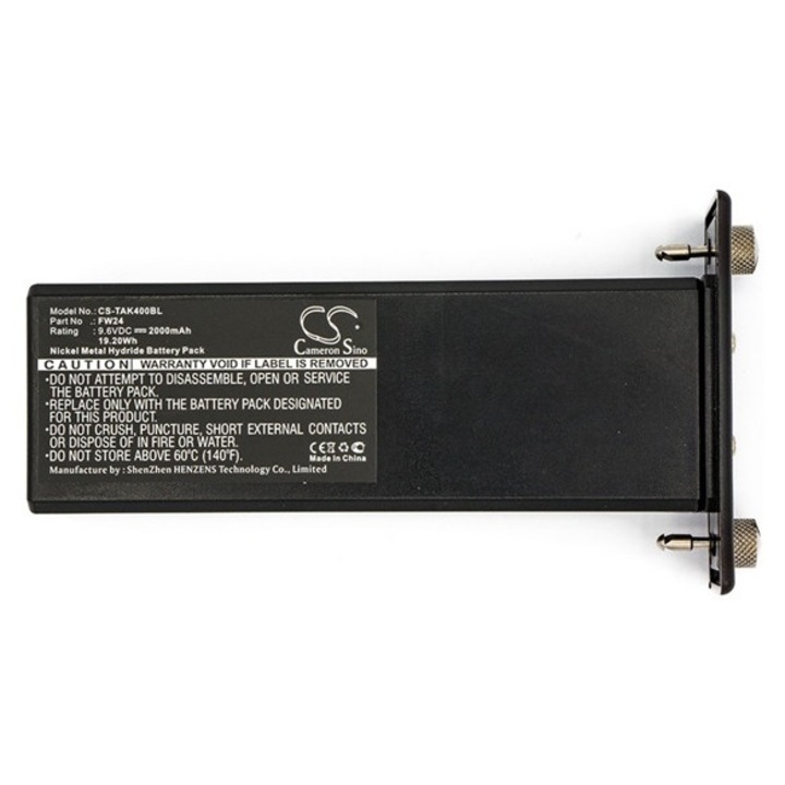 Cameron sino ni-mh akkumulátor, 9.6v, 2000mAh, kompatibilis teletec fw24 kompatibilis-vel