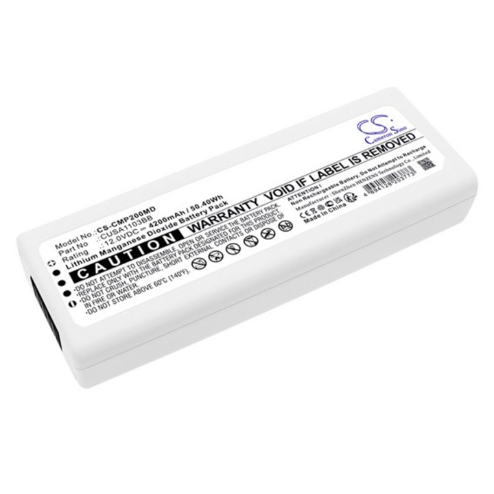Cameron sino li-mno2 akkumulátor, 12.0v, 4200mAh, kompatibilis cu medical 110779-o szürke-vel