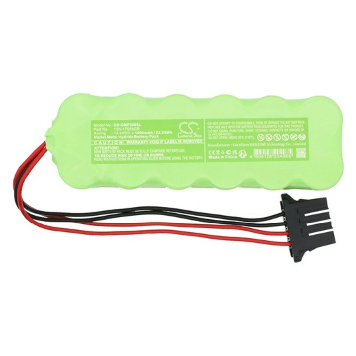 Cameron sino ni-mh akkumulátor, 14.4v, 1600mAh, kompatibilis okuma 12n-1600scb zöld-vel