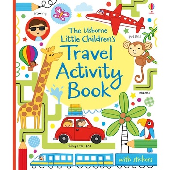 Little Childrens Travel Activity Book - Carte Usborne (4+) Little Childrens Travel Activity Book - Carte Usborne (4+)