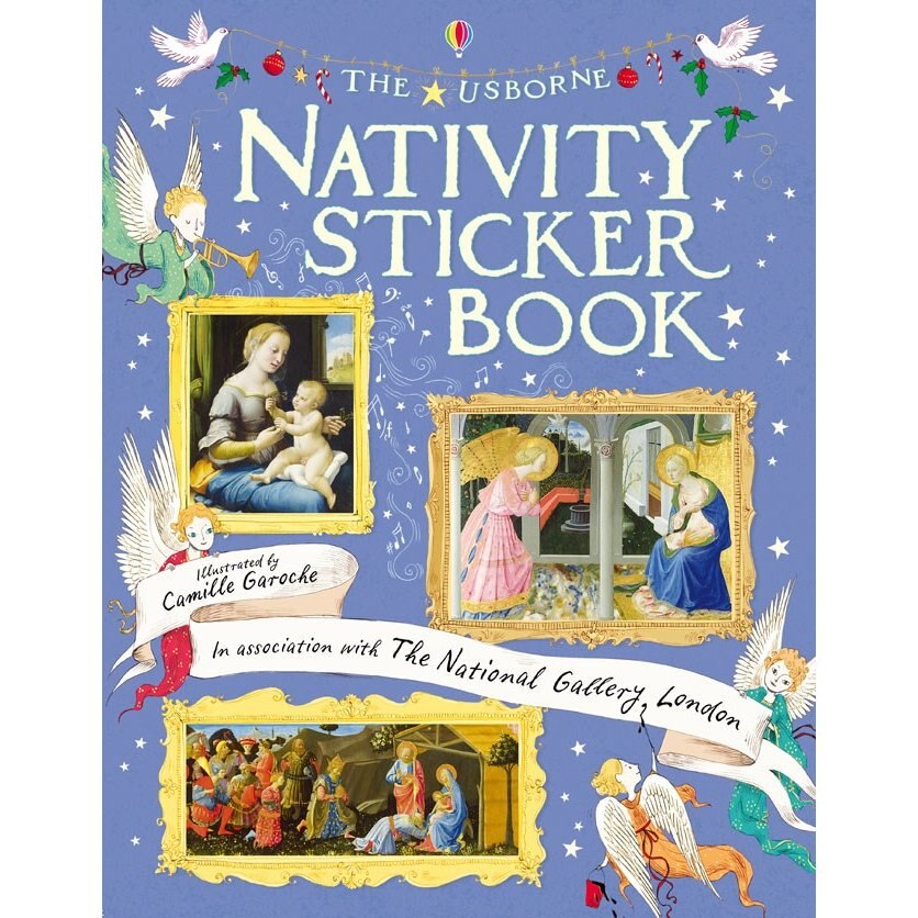 Nativity Sticker Book - Carte Usborne (6+)