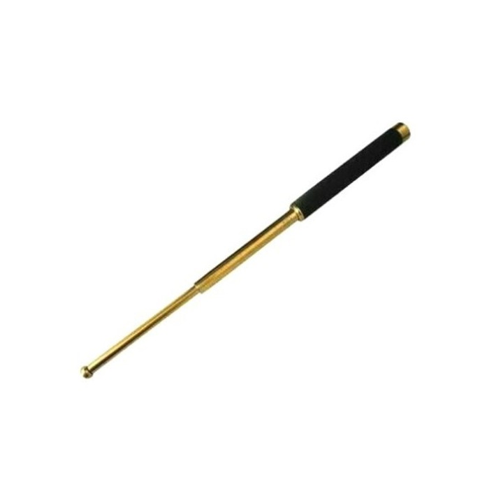 Baston telescopic profesional 2SG, din otel, 53 cm lungime, Gold Edition