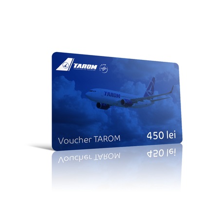 Voucher In Valoare De 450 Ron Pentru Achizitia Biletelor De Avion Tarom Pentru Curse Interne Sau Externe Emag Ro