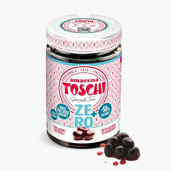 Cirese amare Amarana Zero Fara Zahar Toschi 230g