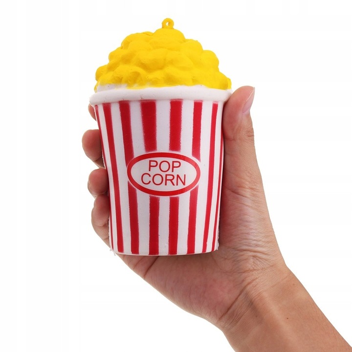 Jucărie antistres din spumă, crem, 12x8x8cm, moale și flexibilă, set 1 piesă