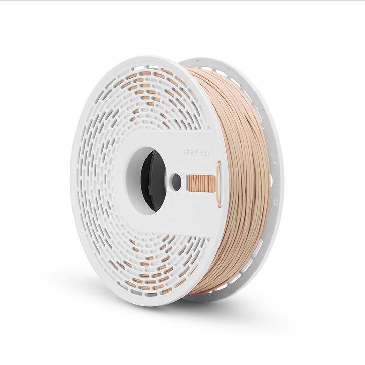 Filament 3D Fiberlogy Matte PLA 1.75 mm, 0.85 kg, bej, finisaj mat