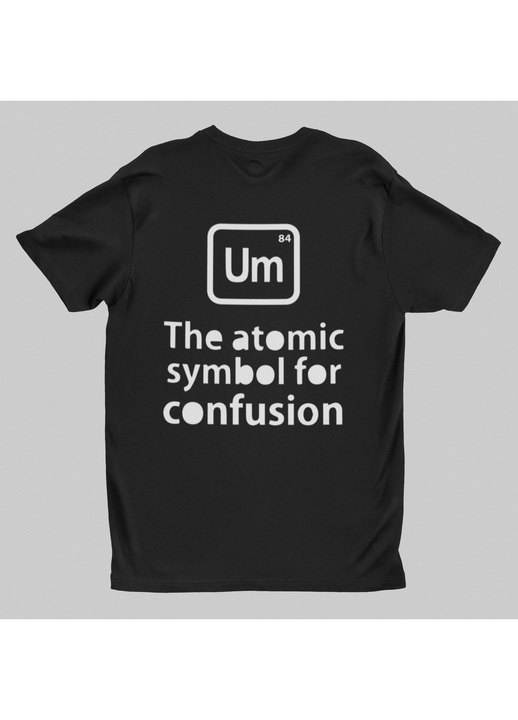 Malfini póló, Atom szimbólum, Fekete