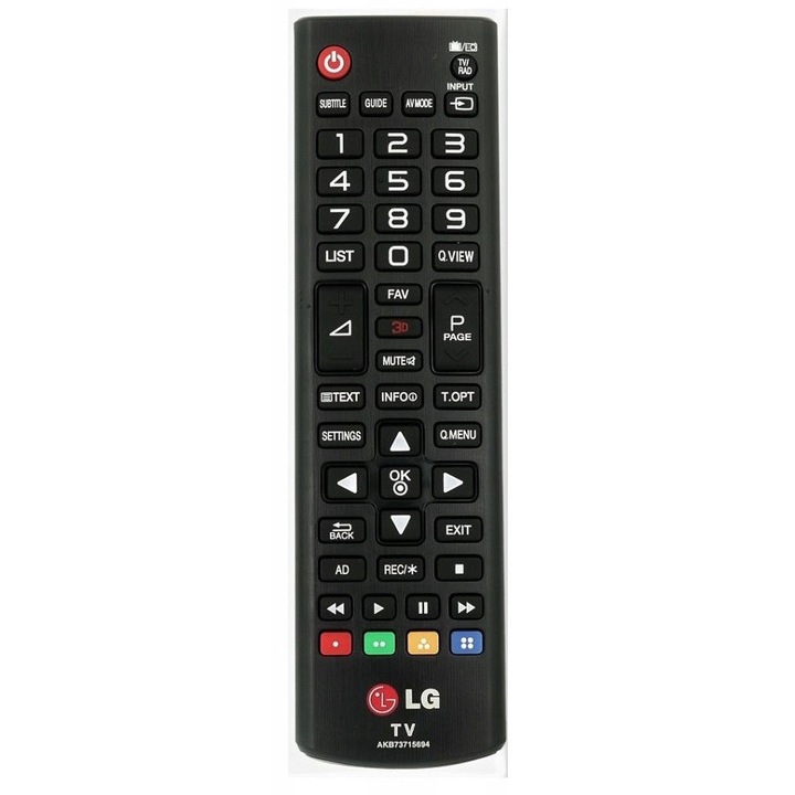 Telecomanda universala CardSplitter, pentru TV, model AKB73715694, negru