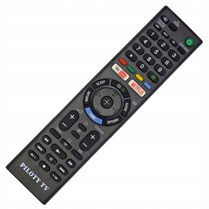 Telecomanda universala CardSplitter pentru TV, model RMT-TX200E, ergonomic, usor de utilizat, negru