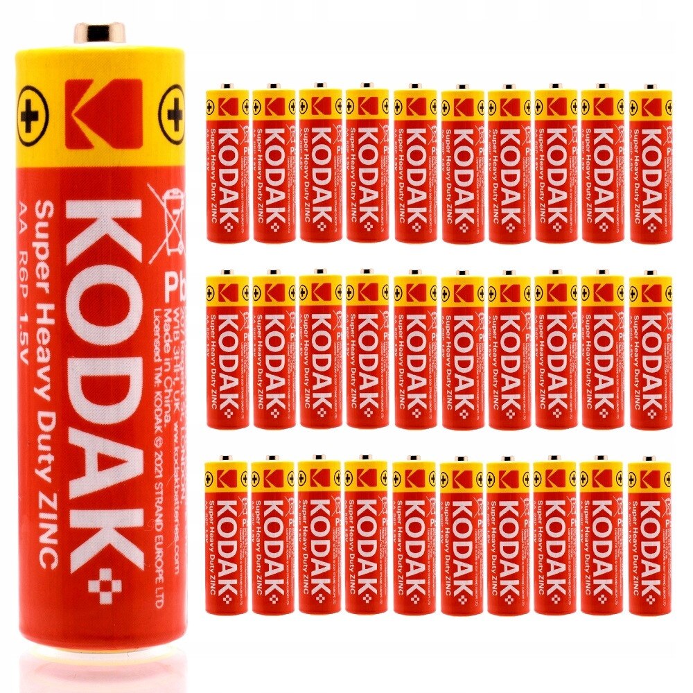 Baterii AA Kodak, 30 bucati, 1050mAh, 1.5V, zinc/carbon - eMAG.ro