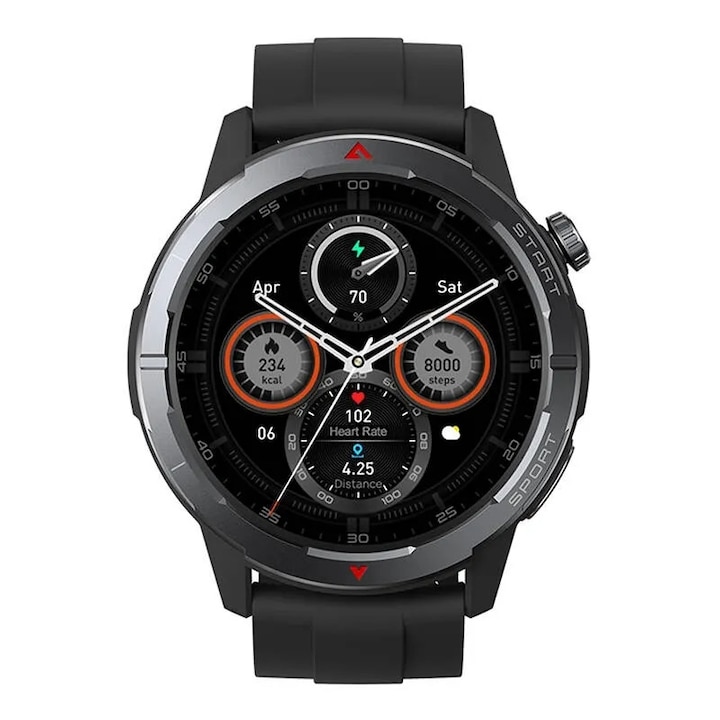 Zeblaze Stratos 3 Ultra okosóra (fekete)