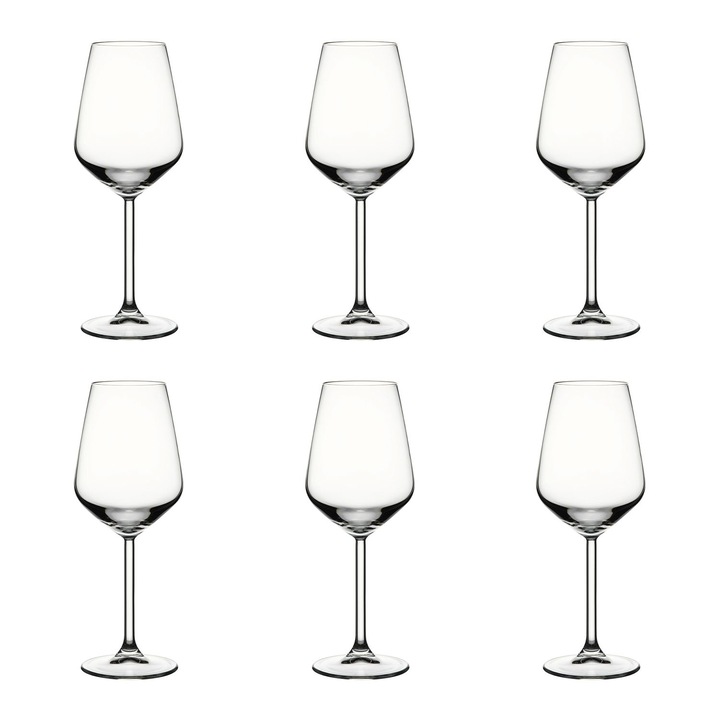 6 db-os borospohár szett, Allegra, 350ml