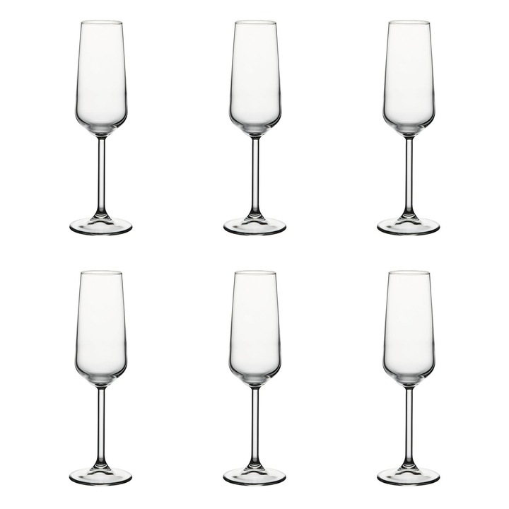 Pezsgőspoharak 6 darabos készlet, Allegra, 195ml