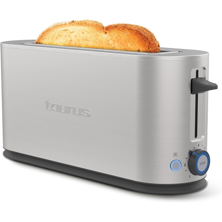 Prajitor de paine Mytoast Legend, 1000 W, 7 setari de prajire, inox