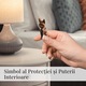 CraftMystic figura, A Bátorság Őrzője, természetes tigrisszem kő, 5cm