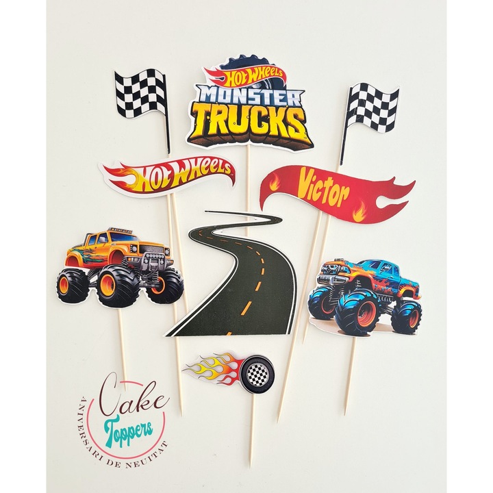 Set toppere Hot Wheels Monster Trucks
