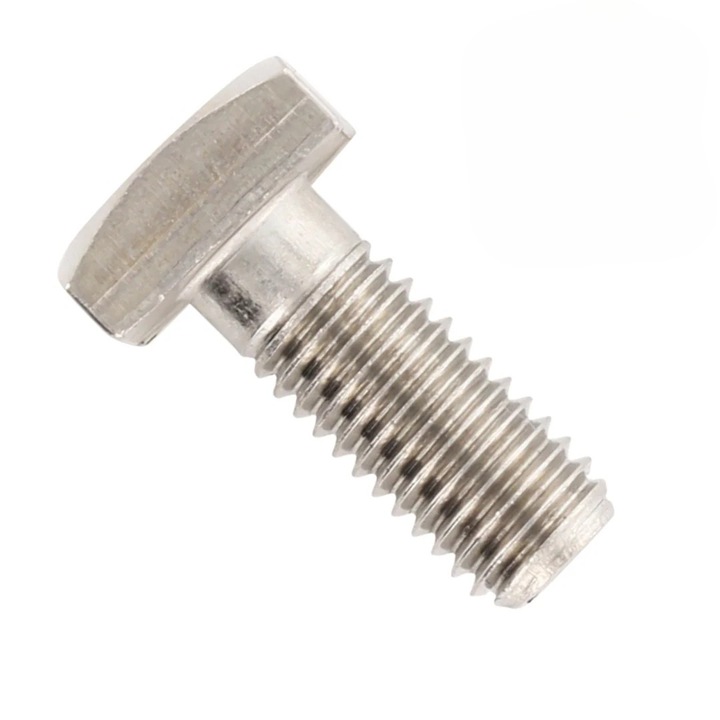 10 darabos négyszögletes fejű csavarkészlet M10x25mm, SW17, rozsdamentes acél A2 (304)-70, FI