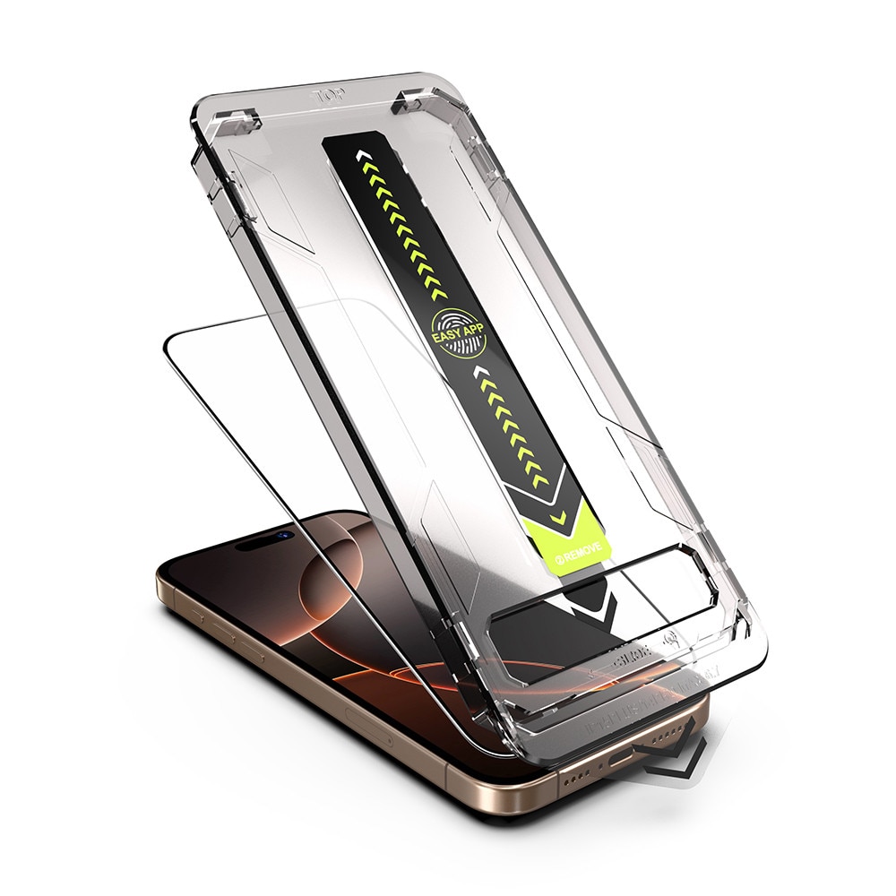 Folie pentru iPhone 15 Pro Max - Techsuit TitanGlass FullCover - Black