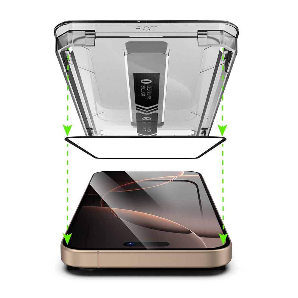 Folie pentru iPhone 12 / iPhone 12 Pro (set 2) - Techsuit TitanGlass FullCover - Privacy